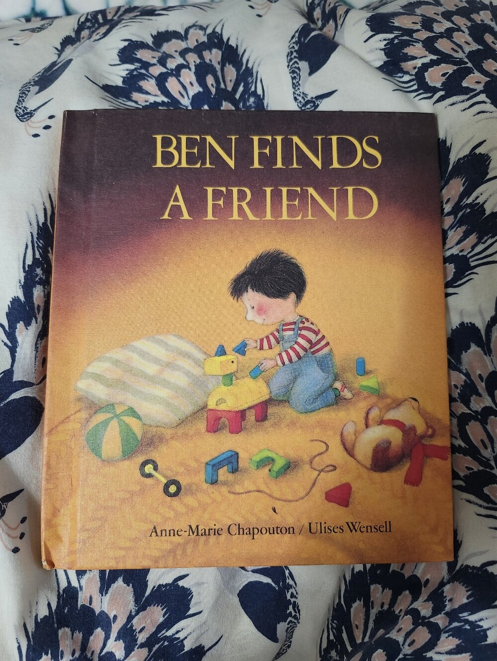 Vintage 1986 "Ben Finds a Friend" Children's Book